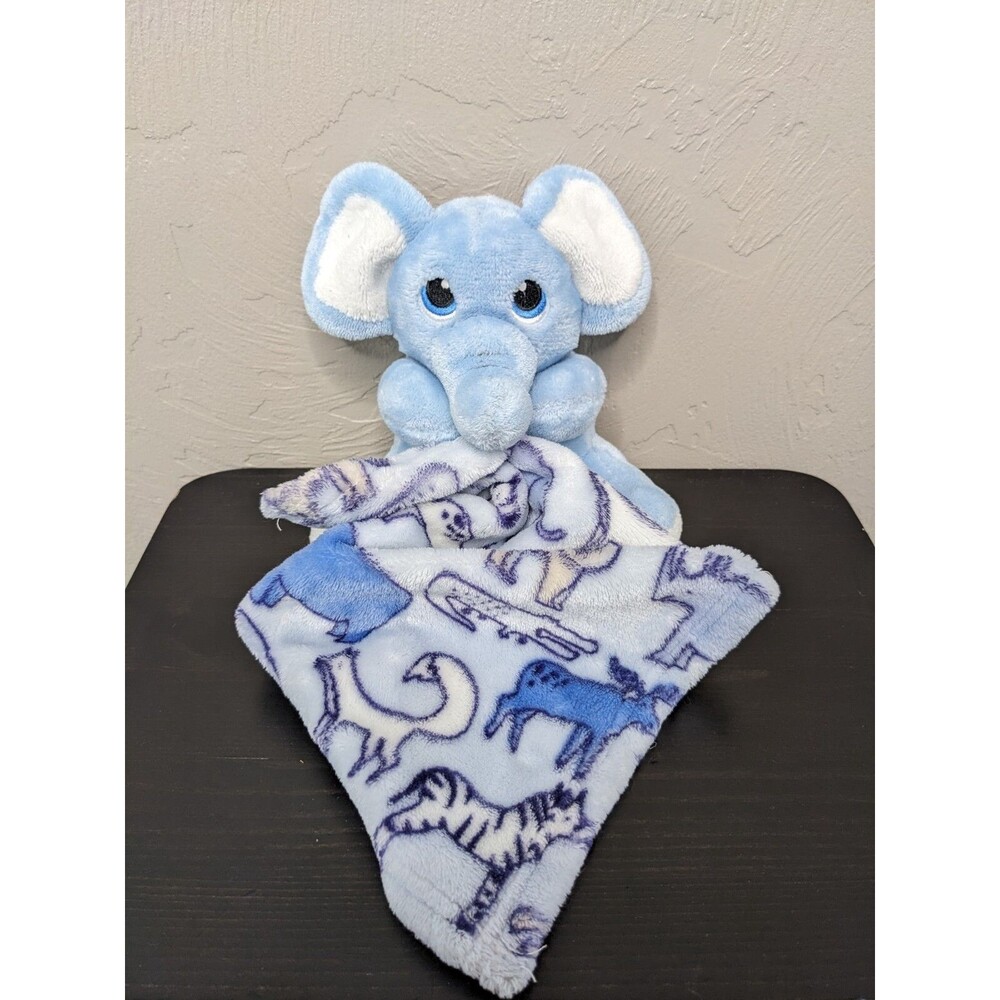 Little Beginnings Blue Elephant Plush Safari Security Lovey